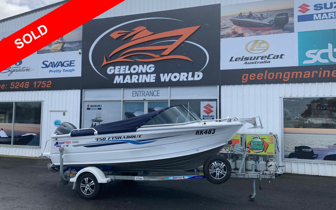 SOLD – Quintrex Fishabout 450